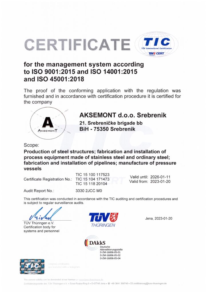 ISO 9001 ISO 45001 ISO 14001 scaled
